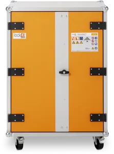 Cemo Akku-Lagerschrank 8/10, mit Rollen